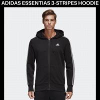 ราคา ADIDAS ของแท้ 100% ADIDAS ESSENTIALS 3-STRIPES HOODIE (5733219173)
