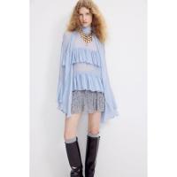 ราคา H&M(เอชแอนด์เอ็ม) มินิสเกิร์ตทรงบาน Women Flared mini skirt 1238416_2 (29574963180)