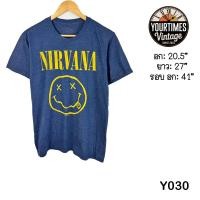 ราคา เสื้อยืดมือสอง เสื้อคัดเกรด เสื้อวง Nirvana (40800589375)