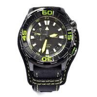 ราคา Seiko นาฬิกาข้อมือผู้ชาย สีดำ สายผ้ารุ่นSSA059K1 (340015634)