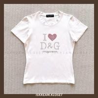 ราคา DOLCE & GABBANA T-Shirt เสื้อยืดมือสอง✔️ (25163360466)
