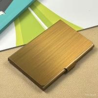 ราคา กล่องใส่นามบัตรสแตนเลสอีเล็คโทรพลัด ทําธุรกิจ สีดำไทเทเนียม สีโรสโกลด์ สีทองสีเขียว อุปกรณ์เก็บบัตร (48706883125)