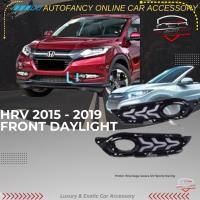 ราคา LED DRL สําหรับ Honda HRV Blinking ไฟเลี้ยว Foglamp FogLight Spotlight 2015 - 2021 (47554506895)