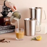 ราคา TIMECAFE ถ้วยตวงสแตนเลส 500 มล /1000 มล /2000 มล กระบอกตวง เหยือก แก้วตวง บีกเกอร์ เหยือกตีฟองนม Stainless 304 (28186504235)