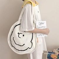 ราคา ,,ANDCICI การออกแบบสไตล์เกาหลีนักเรียนกระเป๋านักเรียนกระเป๋าผ้าใบ snoppy หญิง ins ไหล่เดี่ยวเรีย (49400099938)