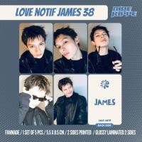 ราคา [CORTIS - JAMES] SET OF 5 JAMES CORNERED CARD - JAME1- CARD C300 - SHARP PHOTOS (45507687573)