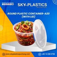 ราคา A20 PP Round Container ABBA A20 - กล่องใส่อาหารพลาสติกแบบใช้แล้วทิ้ง (52911383605)
