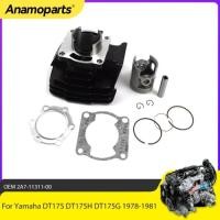 ราคา Motor Parts Cylinder 66mm Piston Gasket Top End Rebuild Kit For Yamaha DT175 DT175H DT175G 1978-198 (52706308831)