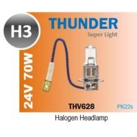 ราคา หลอดไฟ ตัดหมอก หลอดไฟสปอร์ตไลท์ H3 24V 70w THUNDER THV628 PK22s 13336 (4814445267)