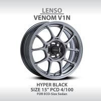 ราคา LENSO VENOM V1N LiteTech+ ล้อแม็ก 15 นิ้ว PCD 4/100 สำหรับรถเก๋งเล็ก Jazz City Vios Yaris Almera Swift น้ำหนักเบา (48458365057)