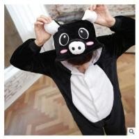 ราคา ➡️➡️ 7C77 ชุดมาสคอต ชุดนอน ชุดแฟนซี หมูดำ Mascot Black Pig Costume (5078006305)