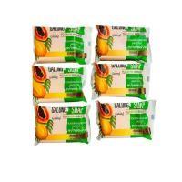 ราคา Galong Soap สบู่การอง มะละกอ ธรรมชาติ (แบบซอง) 1 แพ็ค มี 6 ก้อน ปริมาณสุทธิก้อนละ 80 กรัม (43552976785)