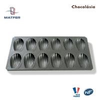 ราคา Matfer ถาดอบขนม Madeleine รูปหอย Matfer 12 madeleines cup cake sheet Exopan L 70 mm (8199681056)