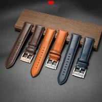 ราคา สายนาฬิกา ปรับให้เข้ากับสายนาฬิกา FOSSIL FOSSIL FS4735 FS4812 หนังแท้ Cowhide แบนผู้ชาย 22 มม.นาฬิกาสร้อยข้อมือ (57359174522)