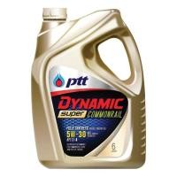 ราคา PTT DYNAMIC SUPER COMMONRAIL 5w-30 6L + 1L ไดนามิค ซูเปอร์ คอมมอนเรล น้ำมันเครื่องสังเคราะห์ แท้ 100% ปตท สำหรับ ดีเซล (1233994676)
