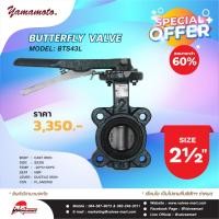 ราคา YAMAMOTO BTS43L BUTTERFLY VALVE 2-1/2" (17894101922)