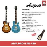ราคา ARIA PRO II PE-480 กีตาร์ไฟฟ้า แอเรีย Electric Guitars **ฟรีกระเป๋า ARIA GIGBAG** (12226258429)