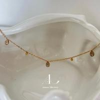 ราคา สร้อยสแตนเลส aura theory multiple pendants necklace (24693213058)