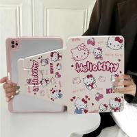 ราคา 360° หมุนอะคริลิค Hello Kitty กรณีแท็บเล็ตสําหรับ iPad Mini A17 Pro Mini 7 6 5 4 7.9 8.3 น่ารักการ์ตูนภาพวาด Flip Stand สําหรับ iPad mini4 mini5 mini6 พร้อมช่องเสียบปากกา (49458551125)