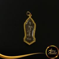 ราคา จี้พระ พระลีลา 25 พุทธศตวรรษ ปางลีลา เนื้อชินเก่า พุทธมณฑล จ.นครปฐม ปี ๒๕๐๐ เลี่ยมกรอบทอง ชุบเศษทองเยาวราช 100 % (18712756134)