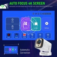ราคา HY260 Pro Mini Projector, Native 1080P พร้อมที่รองรับ 4K, Android 11.0 Smart Projector, 200 ANSI Lumens, Wi-Fi 6 + Bluetooth 5.4, โฟกัสอัตโนมัติ, การหล่อหน้าจอโทรศัพท์ในตัว, Pre-ins (52811563663)
