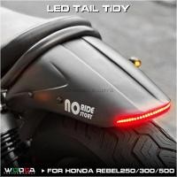 ราคา Tail Light Rebel250 Rebel300 For HONDA Rebel CMX 250 300 500 Turn Signal Rear Fender Kit Short Tail (44553396756)
