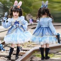ราคา สาวเจ้าหญิงชุดเด็กชุดวันเกิด Crazy Zoo Judy Dress (58107942961)