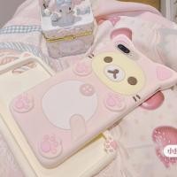 ราคา Little Red Book สไตล์เดียวกันสีชมพู Rilakkuma iPhone15promax Apple 14 เคสโทรศัพท์ 13 ซิลิโคน 11 Soft xr หญิง 7/8/Plus/X/XS/XR/se2020 DXXD (42716325674)