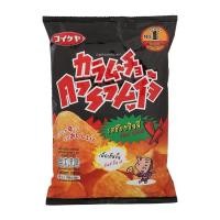 ราคา คารามูโจ้ แผ่นเรียบฮ๊อตชิลลี่ Karamucho Potato Chip Hot Chilli 86g. (48609455960)