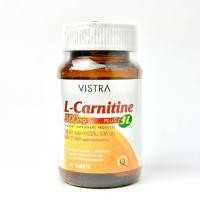 ราคา VISTRA L-Carnitine 500mg Plus 3L [ขนาด 30 เม็ด] วิสทร้า แอล-คาร์นิทีน 500 มก. พลัส 3 แอล (47556129054)
