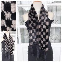 ราคา ผ้าพันคอขนมิ้งค์แท้มือสอง (23025347529)