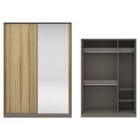 ราคา Koncept Furniture ตู้เสื้อผ้าบานเลื่อน รุ่น Blox สีไม้อ่อน (150x60x210 ซม.) แบรนด์ KONCEPT FURNITURE (25069149428)