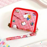 ราคา กระเป๋าสตางค์ซิปรอบ ลายผ้าคิตตี้ hello kitty ผ้าลิขสิทธิ์แท้นำเข้าจากญี่ปุ่น เนื้อนุุ่มนิ่ม คุณภาพดี (26161816568)