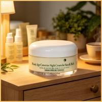 ราคา Night Moisturizer for Face 125ml Brightening Tightening Firming Organic Face Neck Night Time Moisturizers for naith (45911531458)