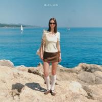 ราคา [ B.Club ] - กระโปรงสั้น " กระโปรง Choco Chip " - Cv157 (47560413708)