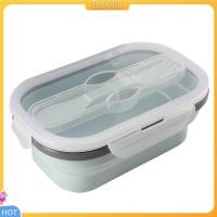 ราคา {Bakilili} กล่องเก็บอาหารกลางวัน เบนโตะ ซิลิโคน แบบพกพา พับได้ (24511285892)