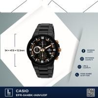ราคา นาฬิกาข้อมือ Casio รุ่น EFR-544BK-1A9VUDF Edifice -นาฬิกาข้อมือสุภาพบุรุษ สายสเตนเลส - สีดำ (505151717)
