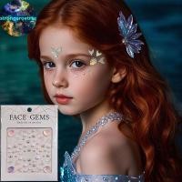ราคา Strongaroetrtu 1 แผ่น Dreamy Crystal Patch 3D Face Jewels Mermaid Rose รอยสักชั่วคราว Stiers หวาน DIY Body Art ตกแต่งแต่งหน้า TH (41128230898)