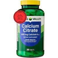 ราคา Spring Valley Calcium Citrate 600 มก. 300 เม็ด B & Joint Health + สติ๊กเกอร์ STS (52261045194)