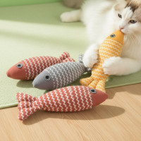 ราคา ของเล่นแมว CatFun 2025 ของเล่นปลาปลอมพวงมาลัยแมวแบบโต้ตอบสําหรับลูกแมวและสุนัขตัวเล็ก (48350107871)