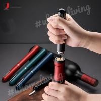 ราคา Slim ปั๊มลมที่เปิดขวดไวน์ความพยายามความดันอากาศ Corkscrew Remover พร้อมเครื่องตัดฟอยล์ (45256165852)