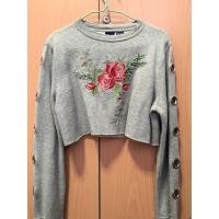 ราคา เสื้อครอปวินเทจตอกตาไก่ (12710121477)