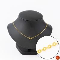 ราคา LSW สร้อยคอทองคำแท้ 1 สลึง (3.79 กรัม) ลายโซ่ทุบ NC-9 (2813618291)