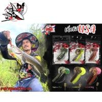 ราคา ชุดเท็กซัส ตกปลาช่อน USA FISHING หนอนยาง2ตัว ตะกั่วสีทอง1ตัว เบ็ดหนอน1ตัว (22065500641)