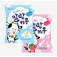 ราคา [Lotte] ลูกอมเคี้ยว รสนมสตรอเบอร์รี่ 79 กรัม 158 กรัม (19684213558)
