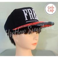ราคา (ส่งจากไทย)หมวกแก๊ป HipHop Snapback สีดำ FRESH ปีกลายแตงโม ใส่ได้ทั้งชายและหญิง ปรับขนาดให้พอดีได้ที่แป๊กด้านหลัง (19777667322)