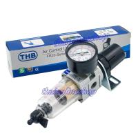 ราคา THB FR202 กรองดักน้ำพร้อมตัวตั้งลม 1/4" ตัวดักน้ำพร้อมเกจ์ปรับแรงดันลม made in taiwan (6424585939)