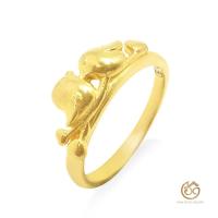 ราคา Goldlery แหวน ทองคำ 24K (99.99%) Little Sweet แบบ 55 (7371875305)