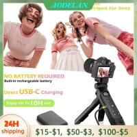 ราคา สําหรับ Sony Vlogging การถ่ายภาพ Grip ขาตั้งกล้อง,รีโมทคอนโทรลกล้องไร้สายแบบชาร์จไฟได้พร้อมหน้าจอ OLED สําหรับ ZV-1 ZV-E10 ZV-1F A6700 (52011490759)
