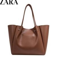 ราคา กระเป๋า Tote Zara HOME ปี 2024 สไตล์ฤดูใบไม้ร่วงและหนาว ดีไซน์เรโทร สะพายไหล่ ขนาดใหญ่ (46857775663)